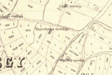 1882-es térkép a területről. Forrás: Arcanum
