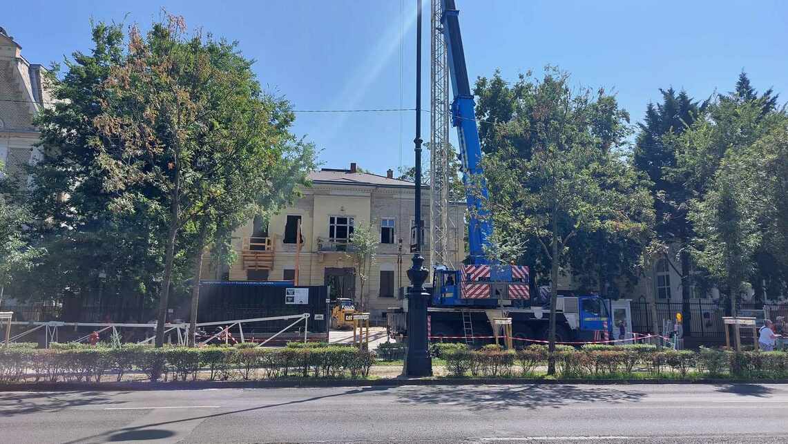 Az Andrássy úti Révay villa 2024. augusztusában. Forrás: Építészfórum
