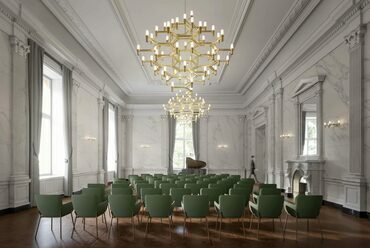 A KÖZTI tervei alapján megvalósuló Pázmány Campus látványterve. Forrás: Pazmanycampus.hu
