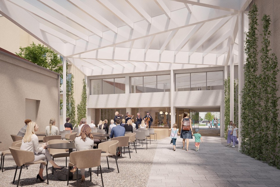 Könnyűzenei Közösségi Kulturális Központ, Debrecen – A PS Alkotó Kft. és a GINKGO Architects kiemelt megvételt nyert pályaműve