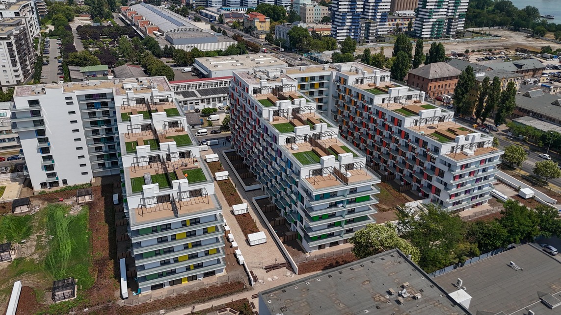 Elite Park II-III. ütem, Budapest. Forrás: Mapei
