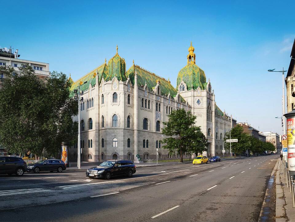 Az Iparművészeti Múzeum rekonstrukciója, látványterv (Vikár és Lukács Építészstúdió Kft., vikluk.hu)