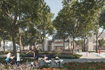 Szigetszentmiklósi Református Általános Iskola pályázat – Az Ártér Építész Műterem és a Korzó Tervezési Stúdió I. díjas pályaműve

