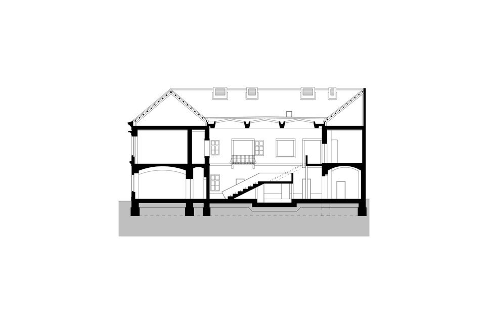 Metszet. Forrás: CAN Architects
