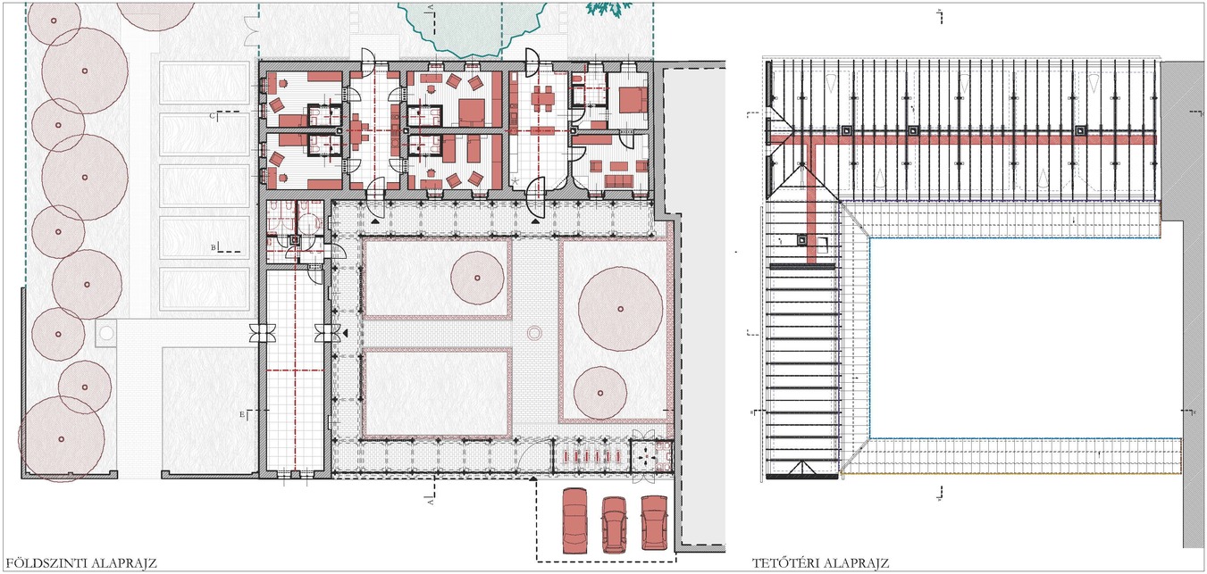 A felújítás alaprajza. Forrás: M&M Architektész Építész Iroda
