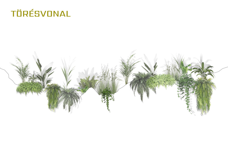 III. díj – TÖRÉSVONAL – az INDIVIDIN design studio (Krauth Veronika) pályaműve
