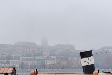 Fotó a jelenlegi állapotról. A Kossuth Múzeumhajó felújítása.
