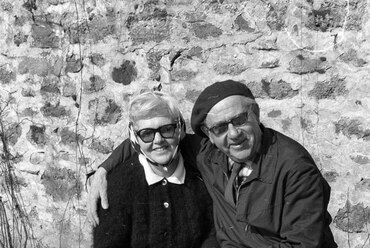 Fekete István / Szigliget, Esterházy-kastély, az Írók Alkotóházának parkja. Fekete István író, 1966. Forrás: Fortepan 107243 / Hunyady József
