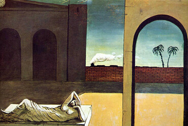 Giorgio de Chirico: A jós jutalma. (1913) Forrás: literatura.hu
