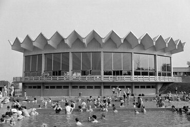 Zalakaros termálfürdő, 1978. Forrás: Fortepan 210736 / Jakab Antal
