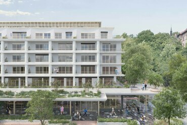 Az Archikon Építésziroda terve, látványterv.
