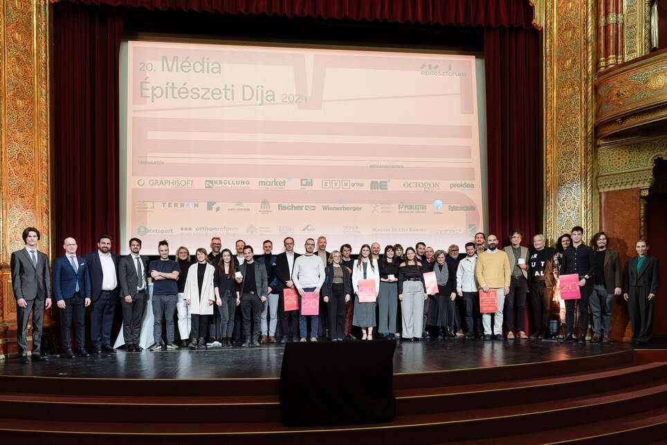 Média Építészeti Díja 2024. Fotó: Rácmolnár Milán
