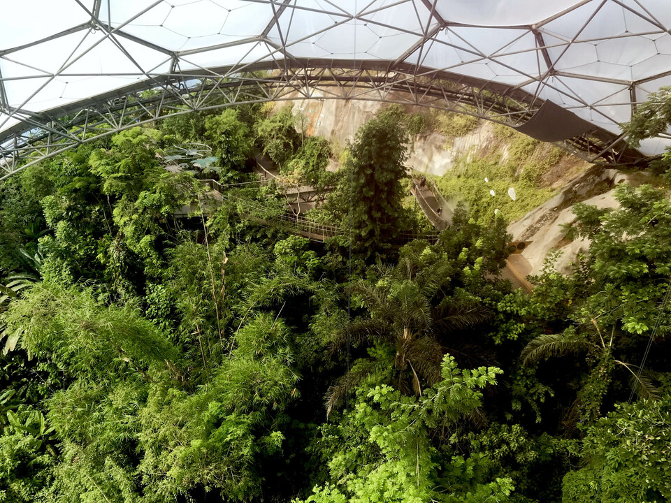 Eden Project, Cornawall. Forrás: Wikipedia
