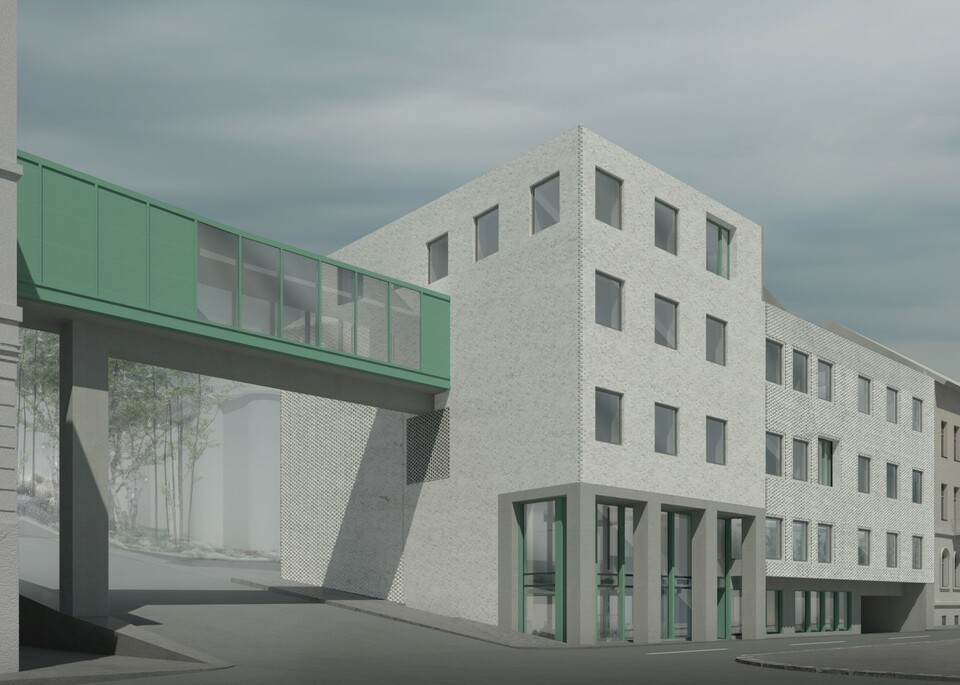 A SOTE új képalkotó központjának látványterve. Készítette: Demény Ilka/PLANT / ATELIER PETER KIS
