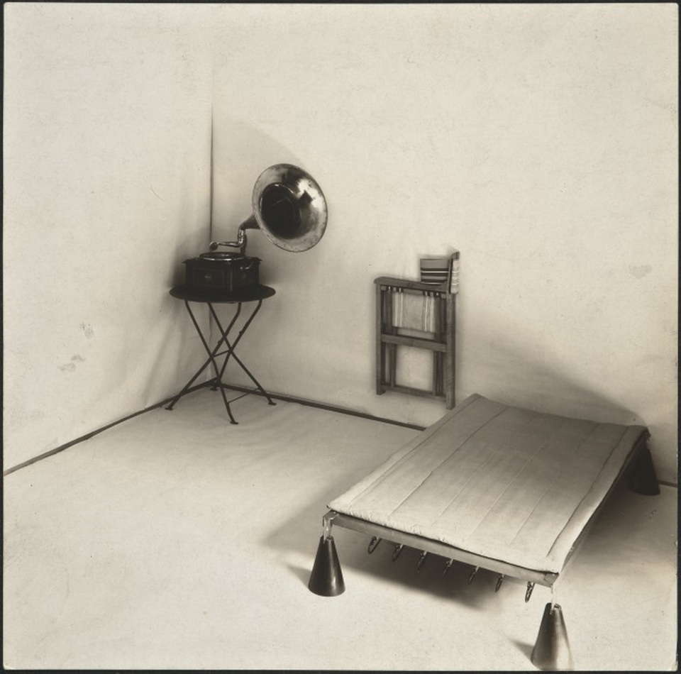 Hannes Meyer: az 1924-es Co-op Zimmerről fennmaradt illusztráció. Forrás: Die Neue Welt – Galerie Berinson, Berlin