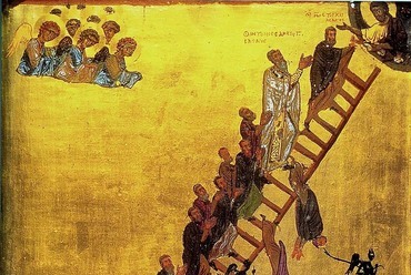 Ioannész Klimakhosz látomása. 11-12. század. Forrás: Wikimedia Commons
